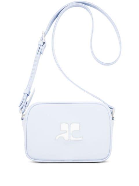 leather camera bag by COURREGES