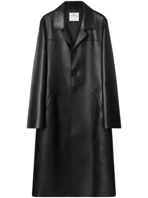 leather coat by COURREGES