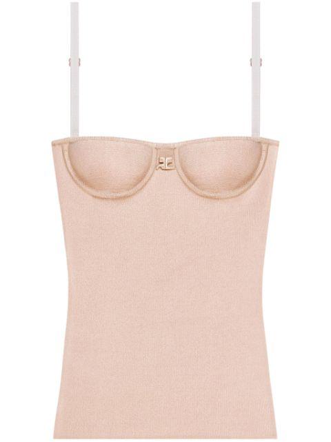 lingerie interlock top by COURREGES