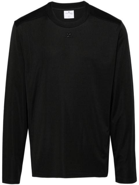 logo-appliqué T-shirt by COURREGES