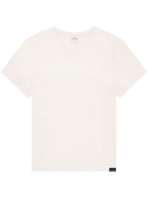 logo-appliqué cotton T-shirt by COURREGES