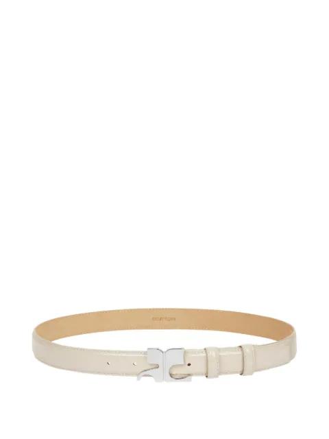 logo-buckle belt by COURREGES
