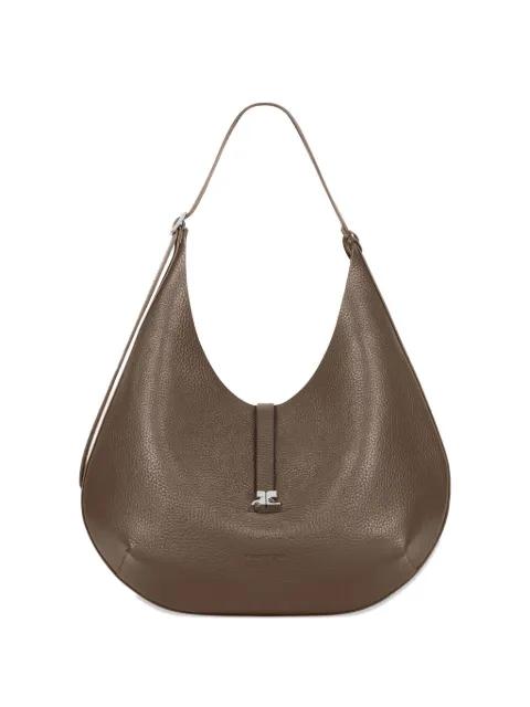 logo-buckle shoulder bag by COURREGES