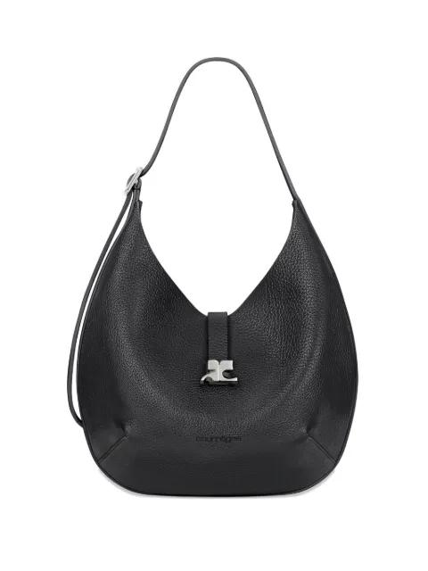 logo-buckle shoulder bag by COURREGES