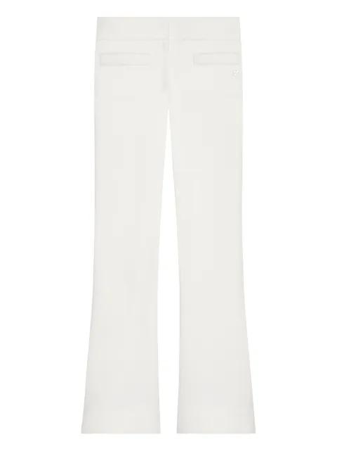 logo-detail bootcut trousers by COURREGES