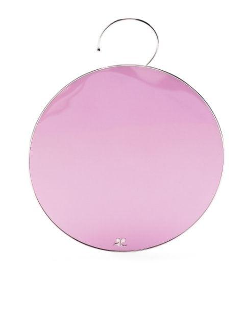 logo-embossed circular earring by COURREGES