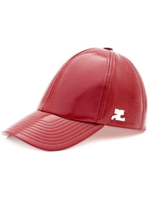 logo-patch baseball cap by COURREGES
