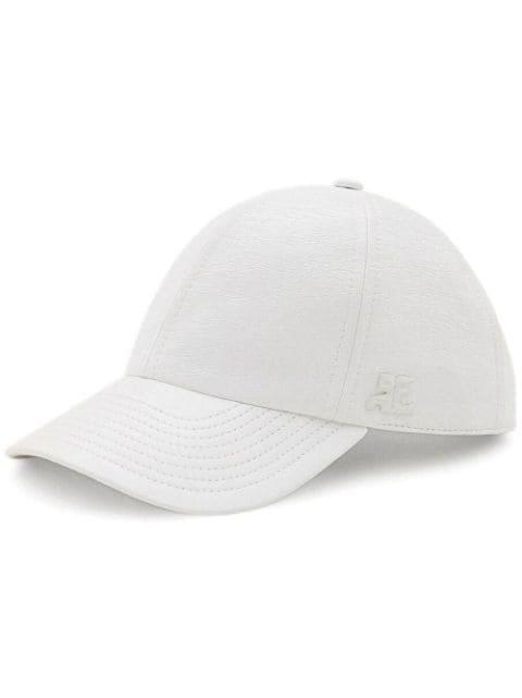 logo-patch baseball cap by COURREGES