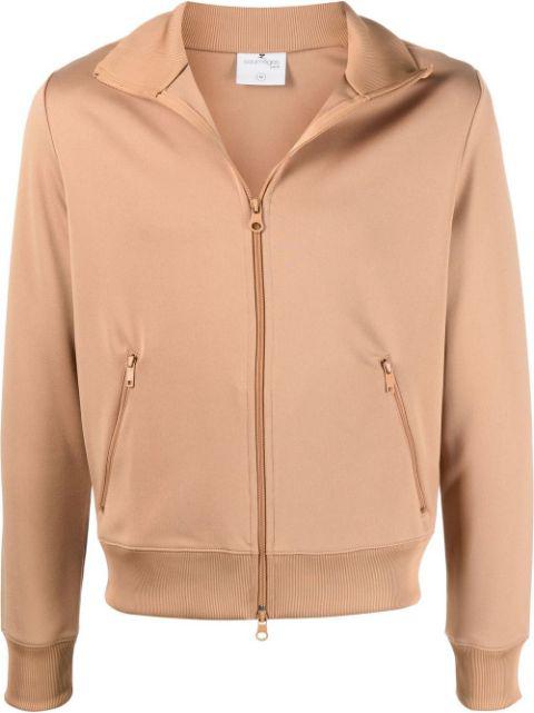 logo-patch bomber jacket by COURREGES