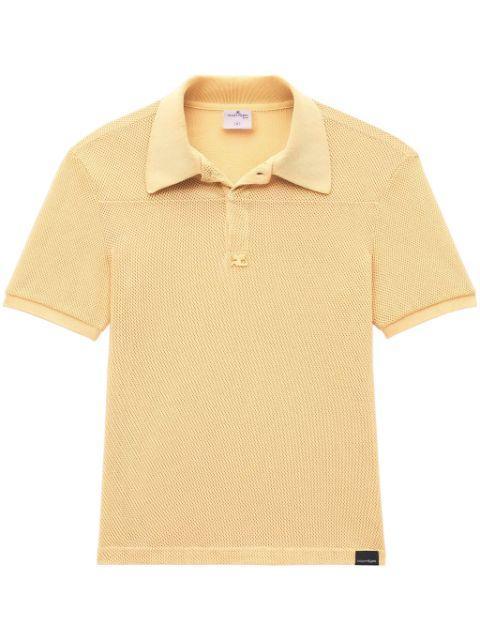 logo-patch polo shirt by COURREGES