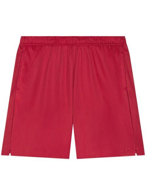 logo-patch shorts by COURREGES