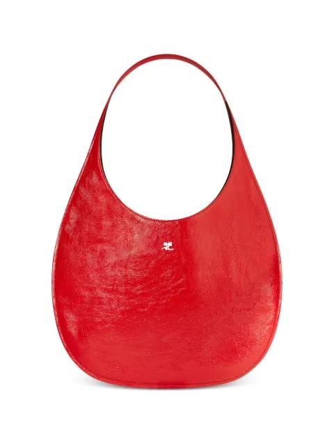 logo-plaque tote bag by COURREGES