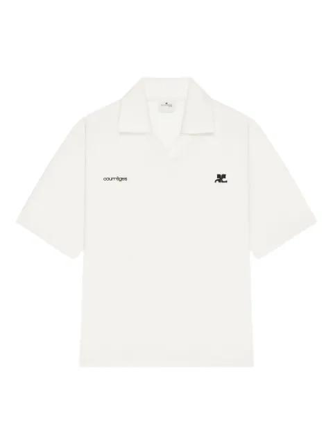 logo polo shirt by COURREGES