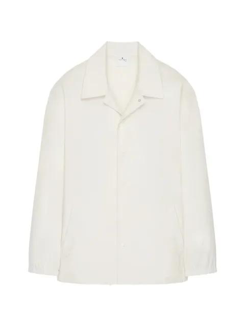logo-print oversized jacket by COURREGES
