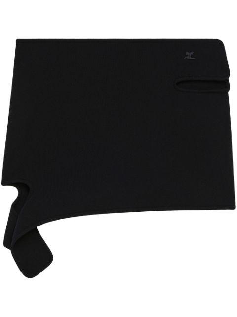 loop-knit mini skirt by COURREGES