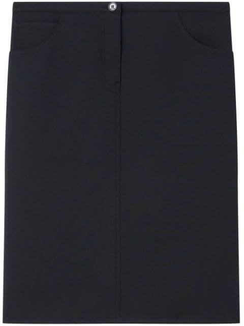 low-waist midi skirt by COURREGES