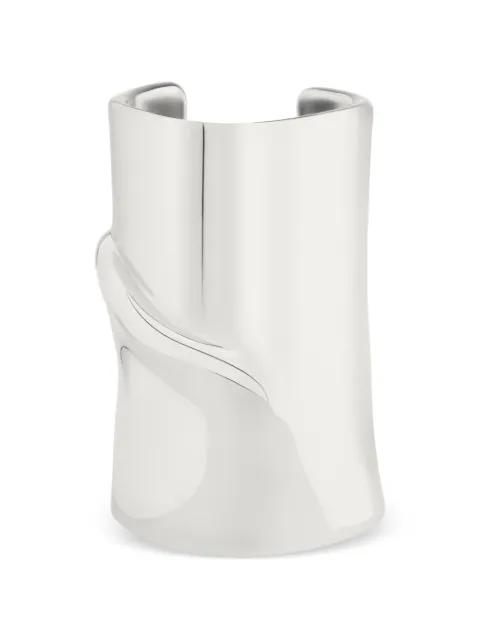melting-effect cuff bracelet by COURREGES