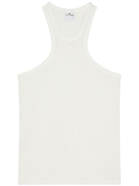 mesh tank top by COURREGES