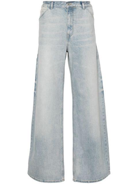 mid-rise straight-leg jeans by COURREGES