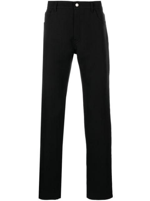 mid-rise straight-leg trousers by COURREGES