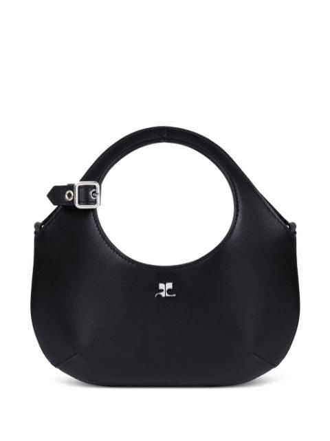mini Holy leather tote bag by COURREGES