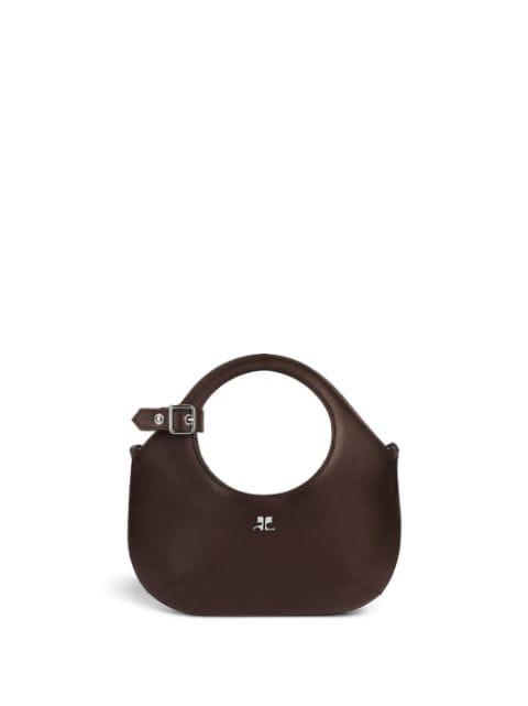 mini Holy leather tote bag by COURREGES