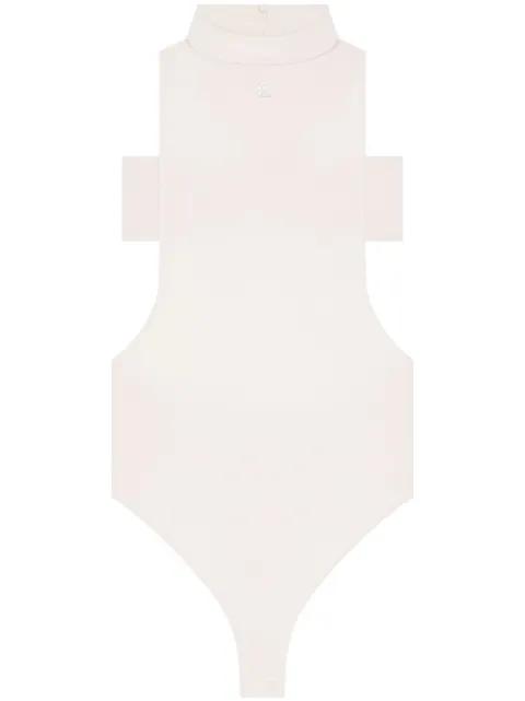 mock-neck top by COURREGES