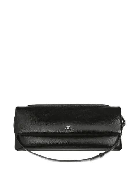 naplack-leather shoulder bag by COURREGES