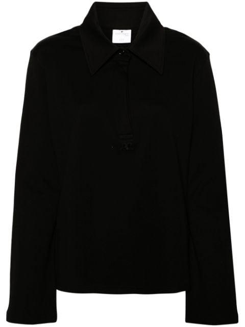 piqué cotton polo shirt by COURREGES