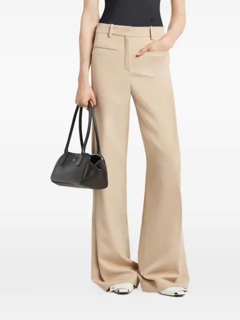 pleated-detail trousers by COURREGES