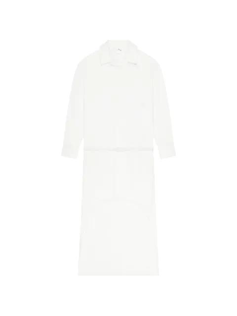 polo-collar asymmetrical dress by COURREGES
