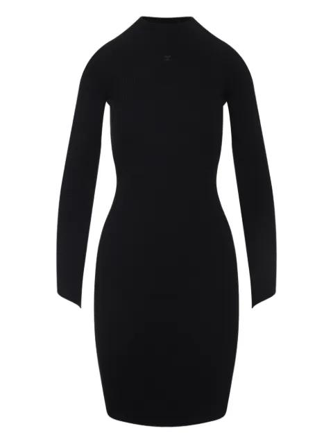 ribbed high-neck dress by COURREGES