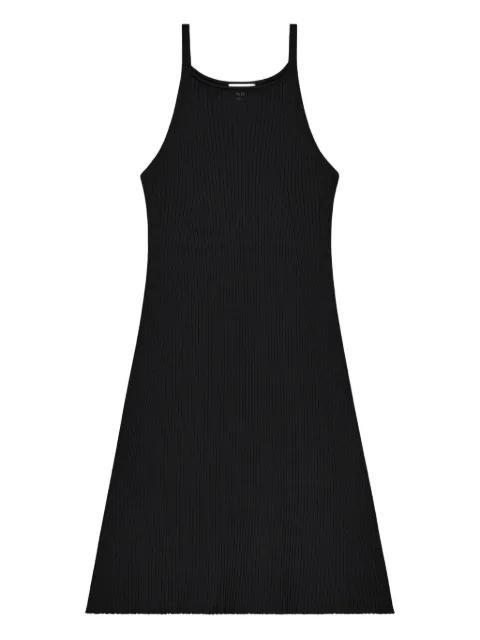 ribbed-knit A-line dress by COURREGES