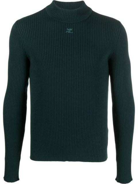 ribbed-knit jumper by COURREGES