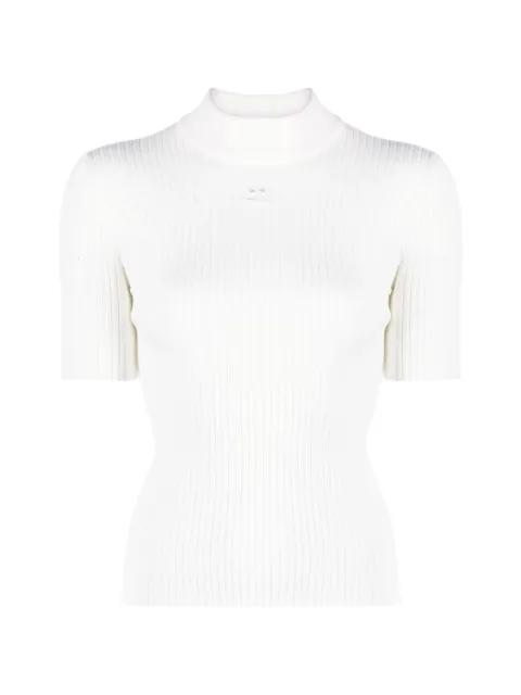 ribbed-knit jumper by COURREGES