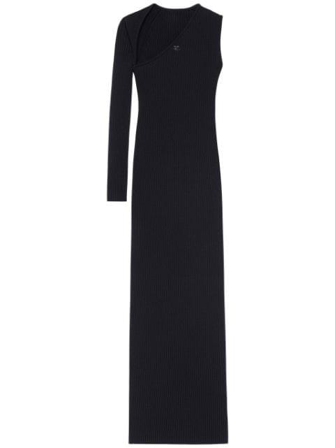 ribbed-knit maxi dress by COURREGES