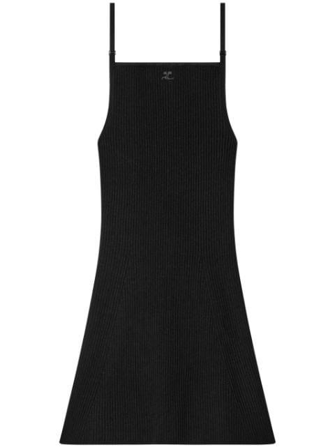 ribbed-knit mini dress by COURREGES
