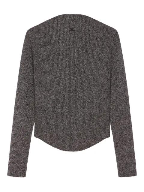 ribbed-knit sweater by COURREGES
