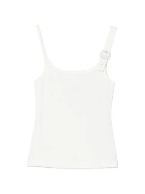 ribbed tank top by COURREGES