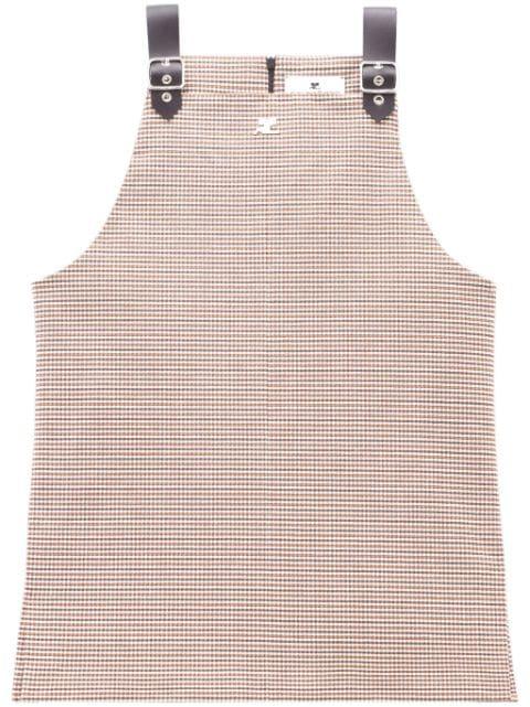 sailor-buckle tank top by COURREGES