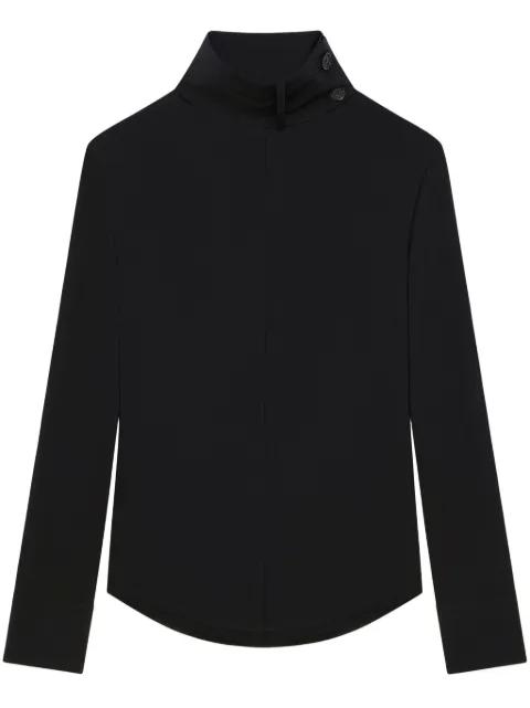 scarf-detail blouse by COURREGES