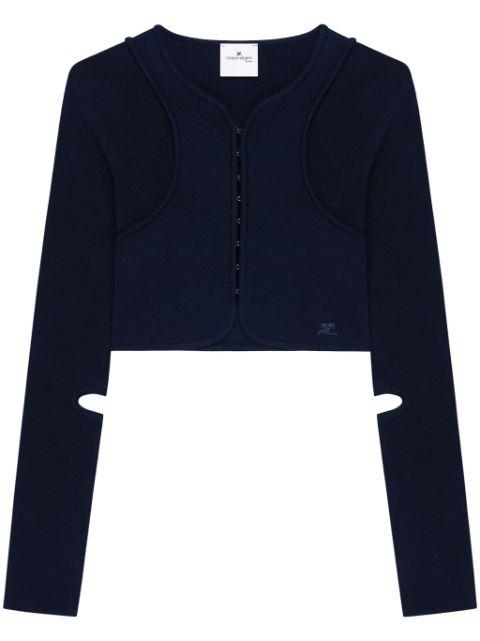 scuba cardigan by COURREGES