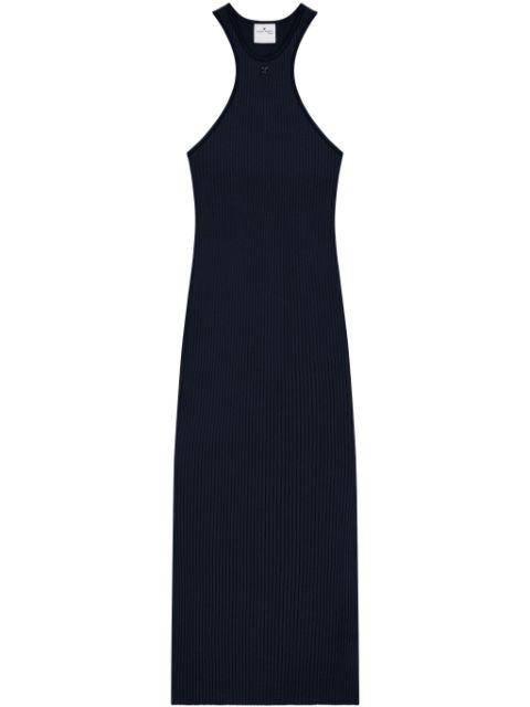 scuba rib knit dress by COURREGES