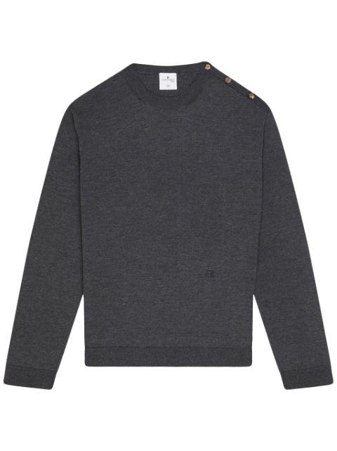 shoulder-snaps sweater by COURREGES