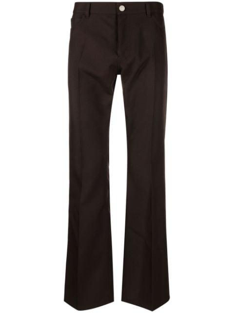 straight-leg tailored trousers by COURREGES