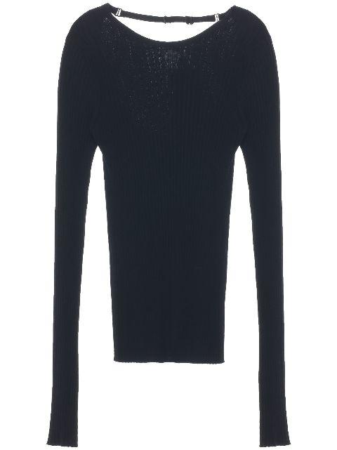 strap-detail top by COURREGES