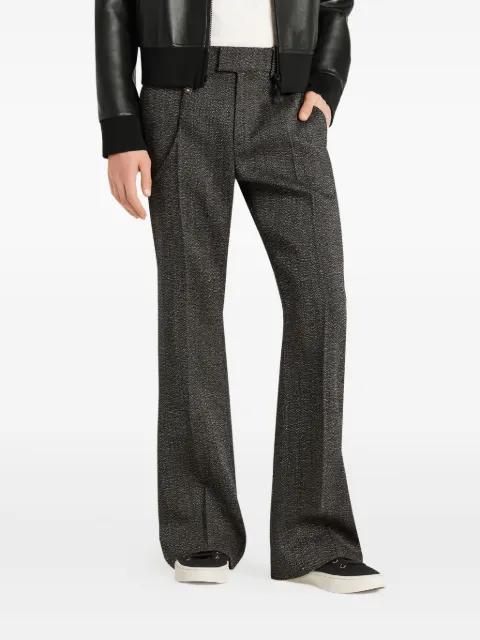 strap-detail trousers by COURREGES