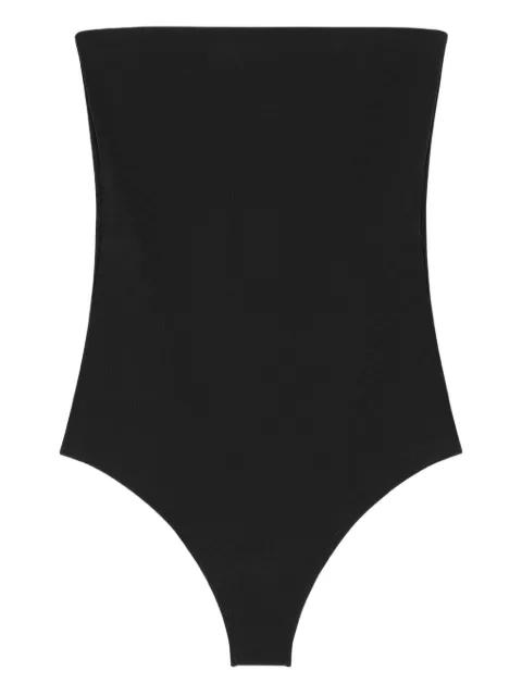 strapless button-fastening bodysuit by COURREGES