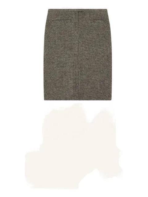 textured mini skirt by COURREGES