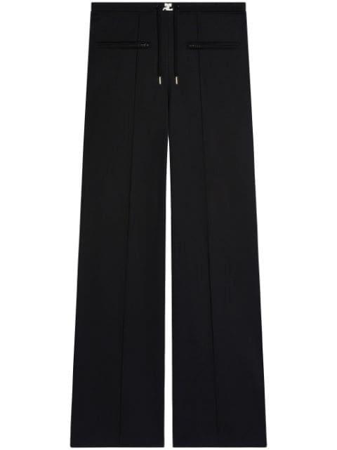 tracksuit interlock low-rise baggy pants by COURREGES